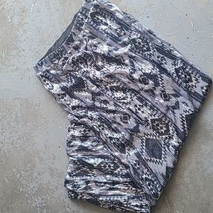 Crazy train maxi skirt